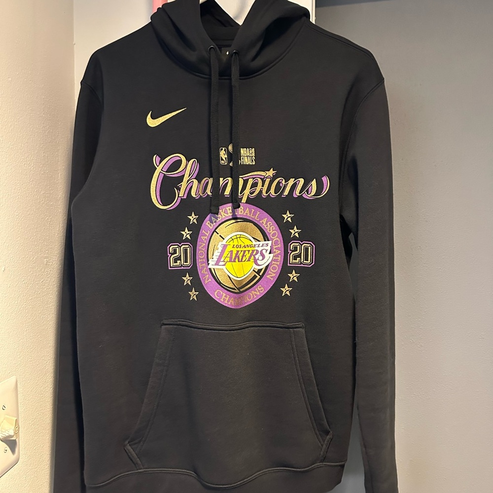 Nike Los Angeles Lakers Championship Black Hoodie. New without tags.